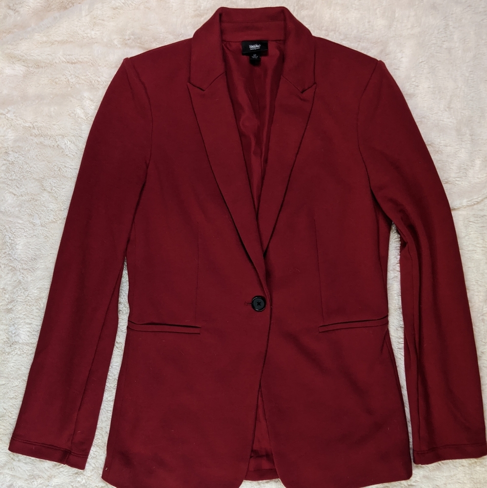 Mossimo Maroon Blazer